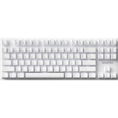 Клавиатура GamePro Genesis Joker MK124W Outemu Red Switch USB UA White (MK124W) Винница - изображение 1