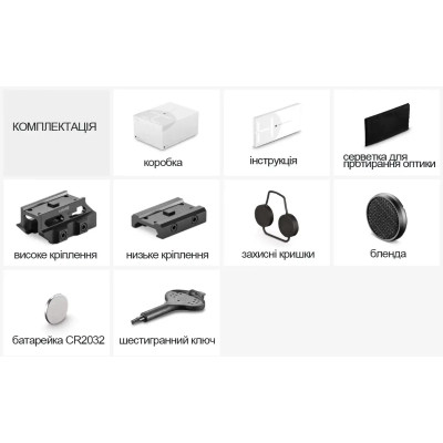 Коліматорний приціл Hawke Prism Sight 4x24 сітка 5,56 BDC Dot (12054) Вінниця - фото 7