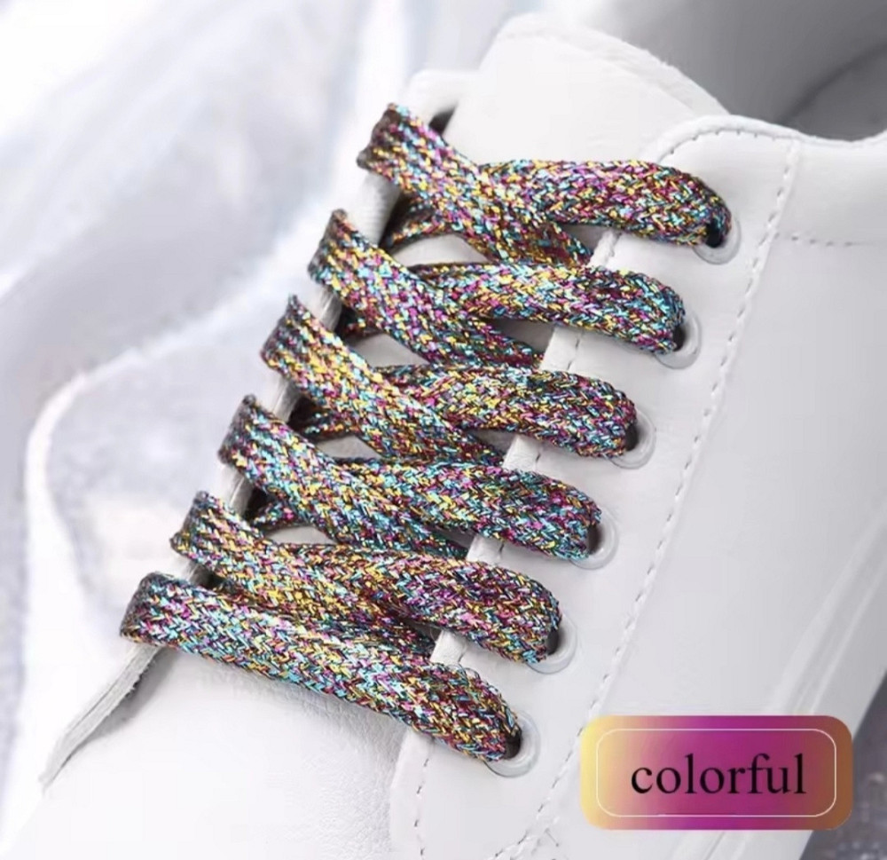 Шнурки блискучі глітерні Сміла - фото 1