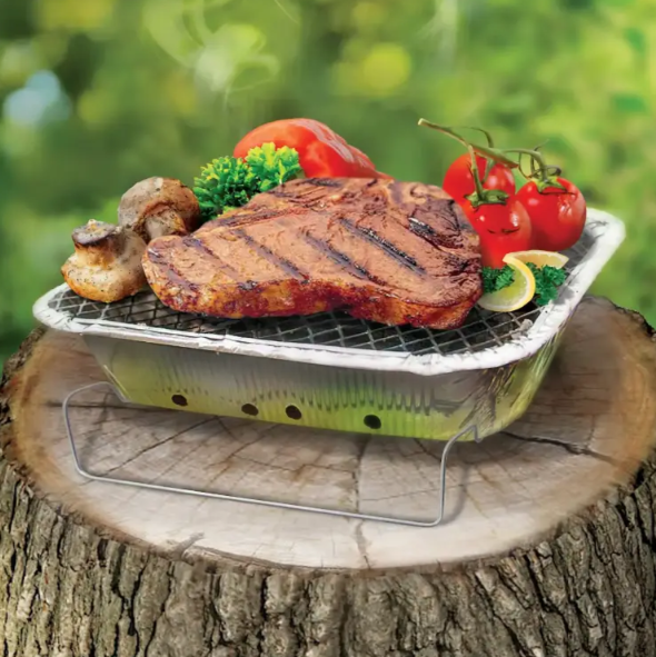 Одноразовый мангал Гриль 25 на 32 см разноцветный Киев - изображение 3