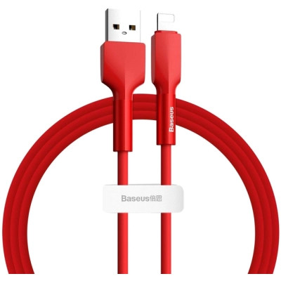 Дата кабель USB 2.0 AM to Lightning 1.0m red Baseus (CALGJ-09) Вінниця - фото 1
