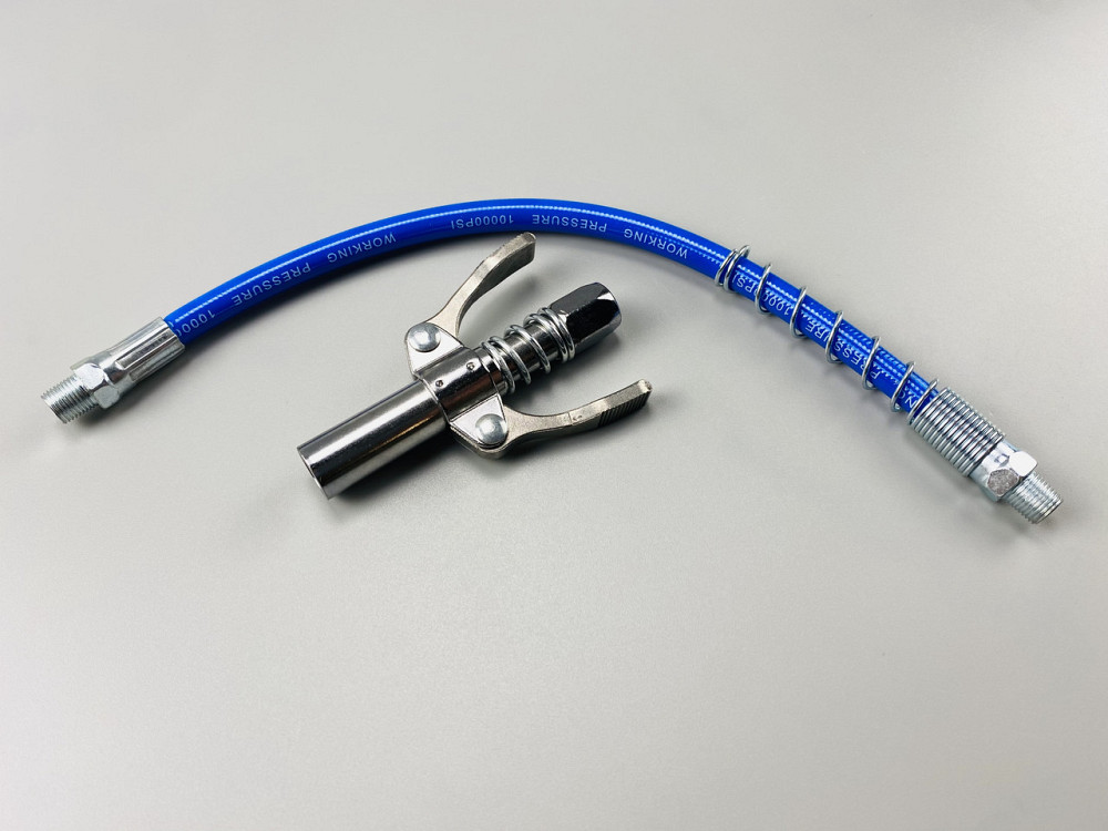 Головка шприца мастила Germany Quality під М6/М8/М10/М12/М14 пряма маслянка + шланг із пружиною Мукачево - фото 8