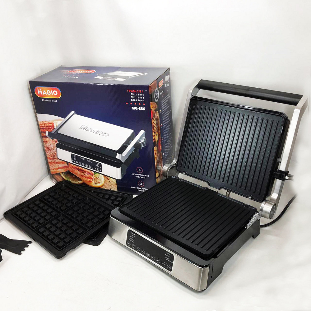 Кухонные бутербродницы, Настольный электрогриль для стейков, Сендвичница бытовая электрическая UW-55 Львов - изображение 1