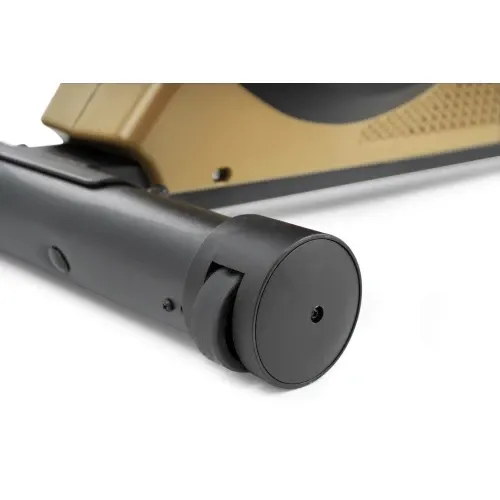 Горизонтальный велотренажер магнитный Hop-Sport 040L Root черно-желтый Киев