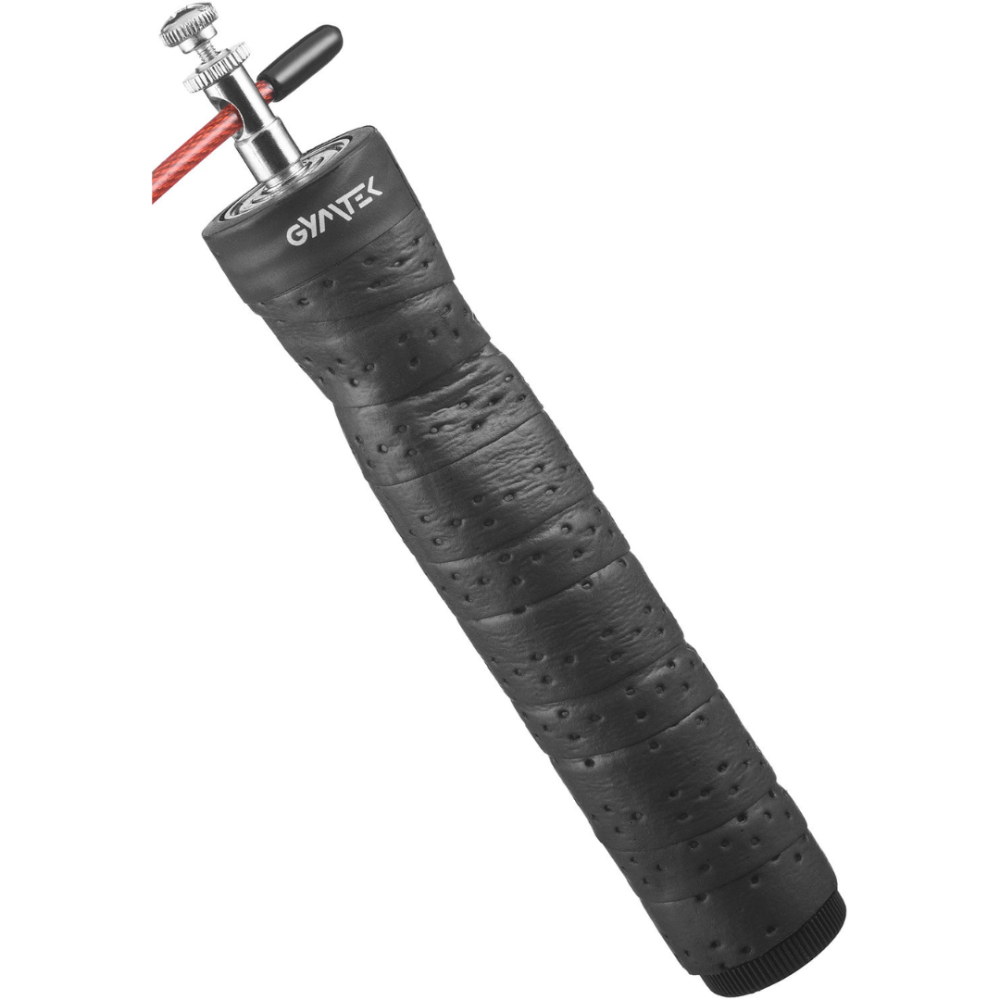 Скакалка Gymtek швидкісна з підшипниками чорна Київ - фото 4