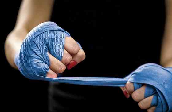 Бинти для боксу Power System PS-3404 Blue (4 м) Киев