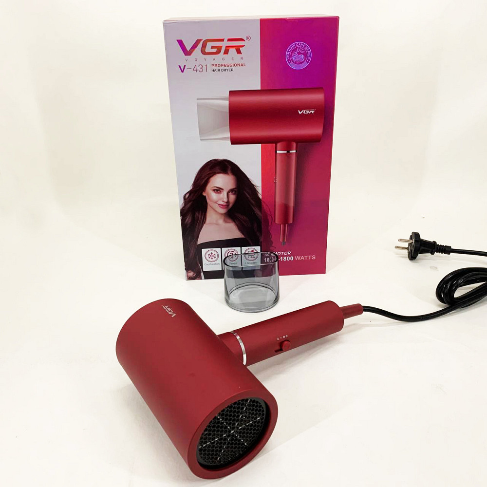 Женский мощный фен для укладки волос VGR V-431, Фен для волос с регулируемой температурой LC-11 Львов - изображение 17