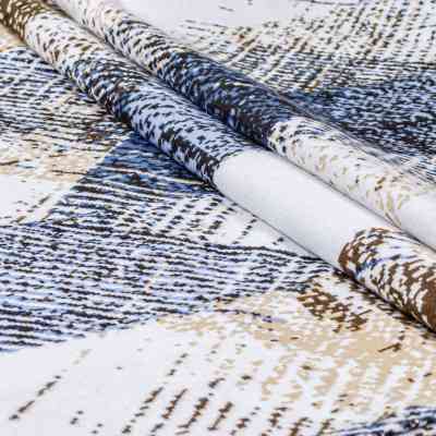 Постельное белье Home Line Фланель Синяя графика семейный (182765) Винница