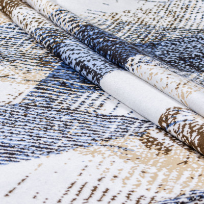 Постельное белье Home Line Фланель Синяя графика семейный (182765) Винница - изображение 2