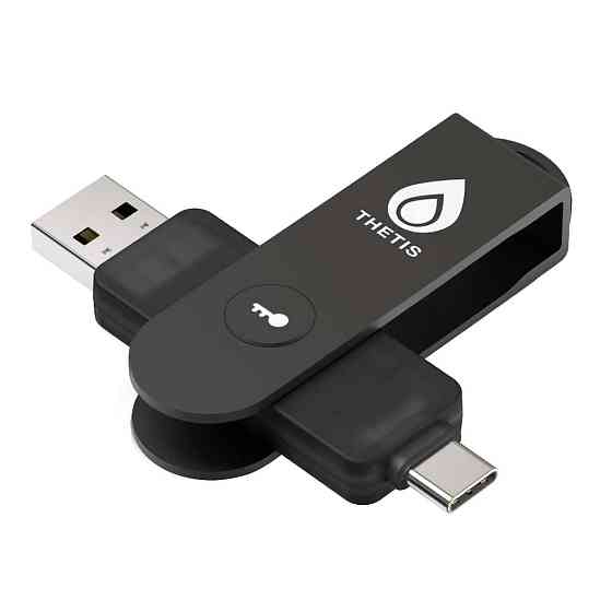 Ключ безпеки FIDO2 з комплексним PIN-кодом [PinPlex] Thetis Pro Луцьк