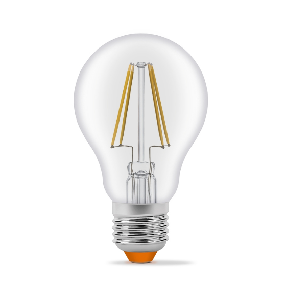 Лампа A60 7W E27 4100К 220V Filament LED Videx Житомир - изображение 3