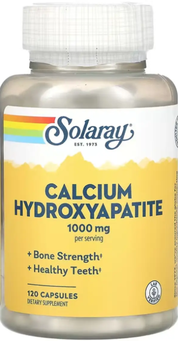 Гидроксиапатит кальция Solaray Calcium Hydroxyapatite 250mg 120 капс Киев - изображение 1
