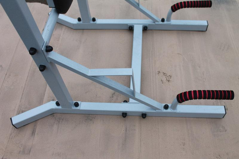 Скамья для жима + турник + пресс + брусья 5 в 1 50х50 мм KZ-802 Черный разборная Киев - изображение 7