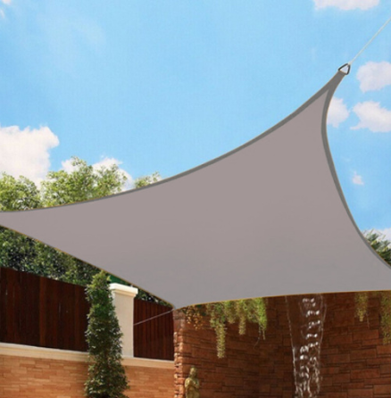 Тент навес затеняющий квадратный 5х5м Оксфорд (Серый) Винница