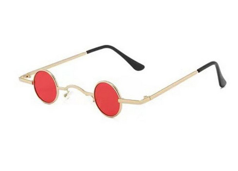 Окуляри сонцезахисні круглі червоні Retro Image Київ - фото 1