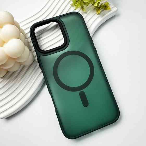 Чехол для iPhone 16 Pro Cosmic Magnetic Green Киев