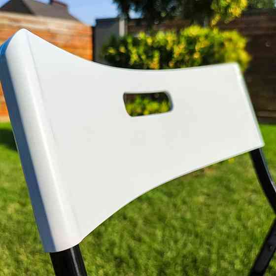 Складний стілець 46х42,5х86см Білий SW-00001610 Київ