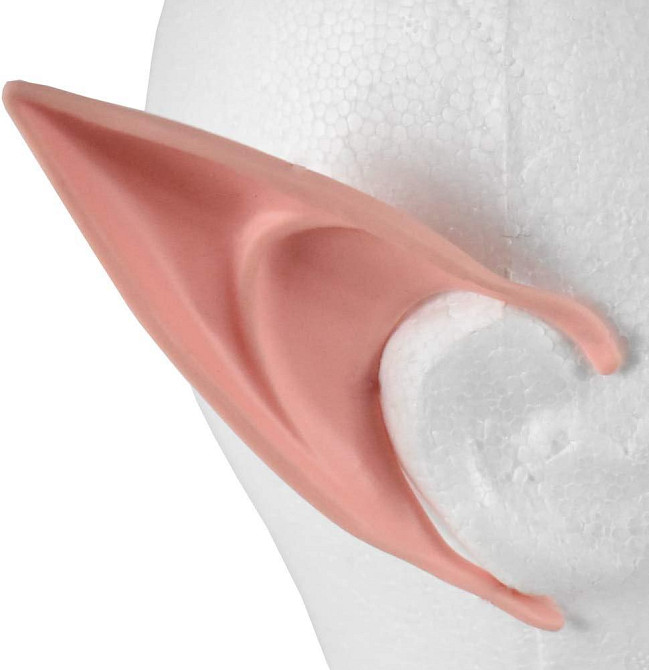 Накладки для ушей Pointy Ear Wrap-Around Adult Latex бежевые эльф фея пришелец LARP cosplay аксессуары для Киев - изображение 5