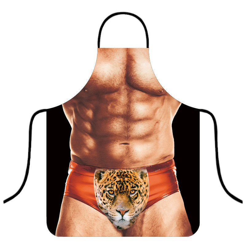 Фартук для кухни с приколом для мужчины 75 на 60 см разноцветный Киев - изображение 1