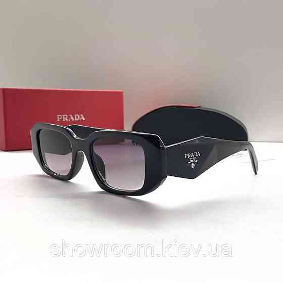 Женские брендовые солнцезащитные очки Prada (7986) Киев