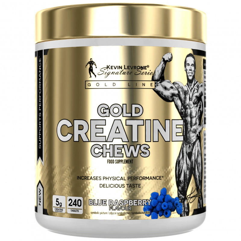 Креатин Kevin Levrone Creatine Chews 240 tabs (Blue raspberry) Луцьк - фото 1