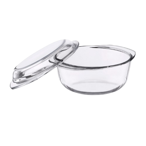 Каструля для запікання 3л жароміцне скло Interos Житомир - фото 3