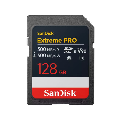 Карта памяти SanDisk 128GB SD class 10 UHS-II U3 V90 Extreme Pro (SDSDXDM-128G-GN4IN) Винница - изображение 1