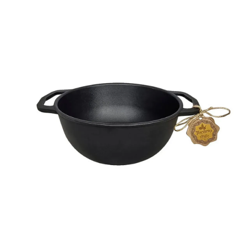 Казан чавунний 3л алюмінієва кришка Т402С2 Майстерня Житомир