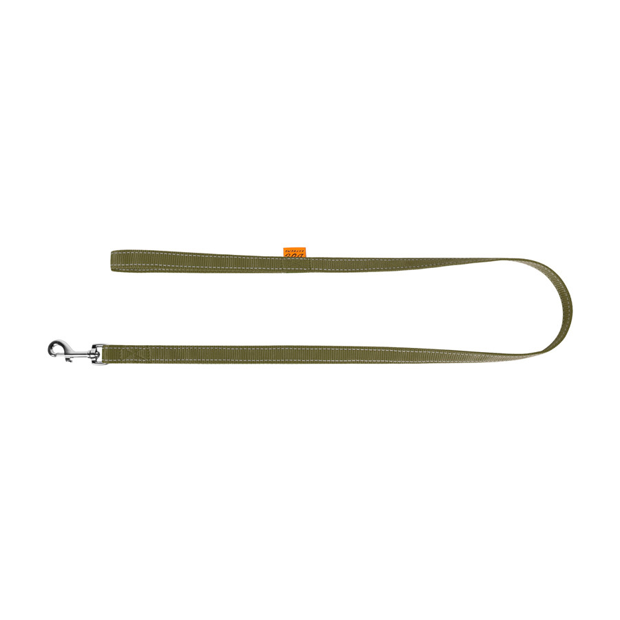 Повідець Dog Extreme з нейлону подвійний (ширина 20мм, довжина 122см) хакі Коломыя - изображение 2