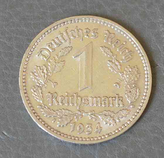 Німеччина - 1 Reichsmark 1934 рік A (АЗ) Полтава
