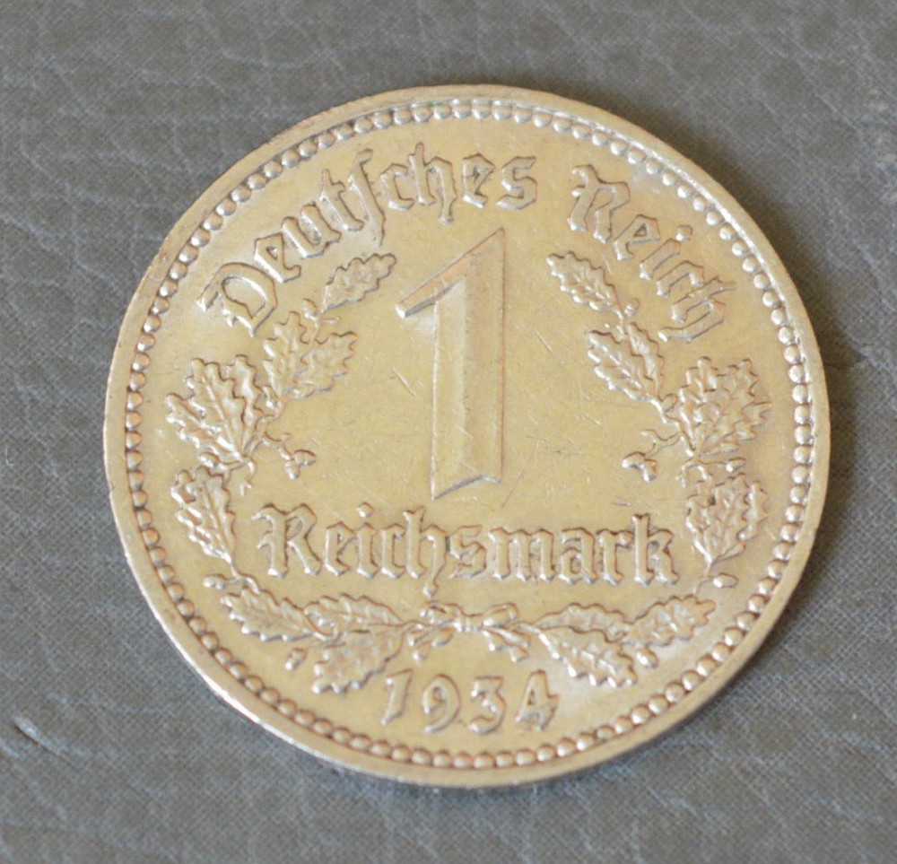 Німеччина - 1 Reichsmark 1934 рік A (АЗ) Полтава - фото 1