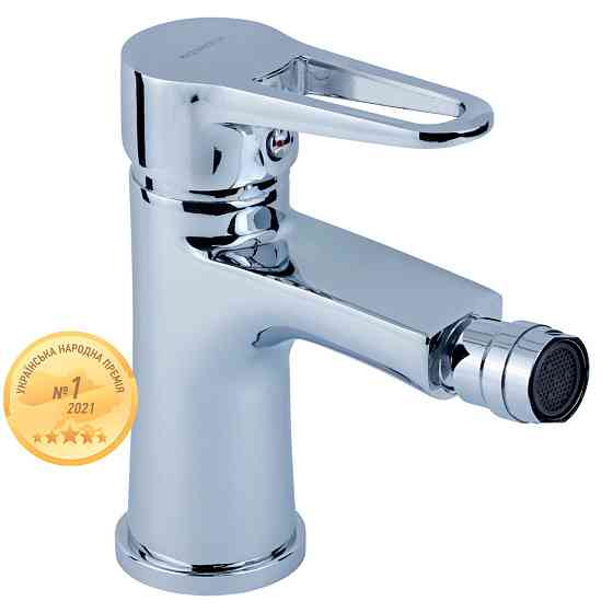 Смеситель HK Ø35 для биде на гайке AQUATICA HK-1F130C (9732500) Киев