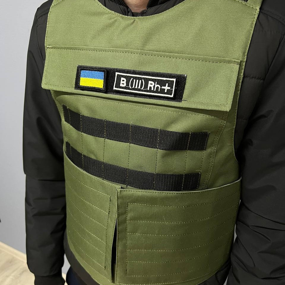 Мілітарна плитоноска військова, чохол для плит з розвантаженням текстильний з регулюванням, хакіMasterSem Київ - фото 1