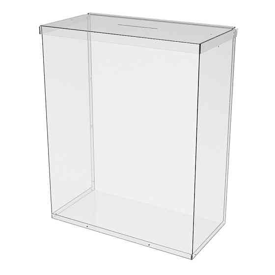 Ящик EKOSTAR без замка для пожертвований и сбора денег 400x200x500. Объем 40 литров Киев