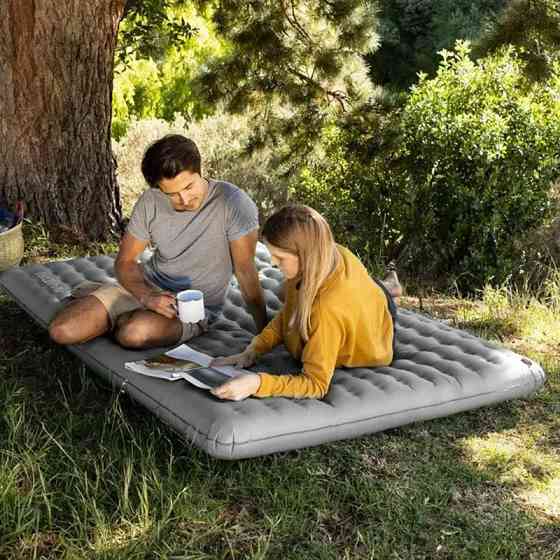 Матрац надувний подвійний Naturehike NH19QD010, сірий Киев