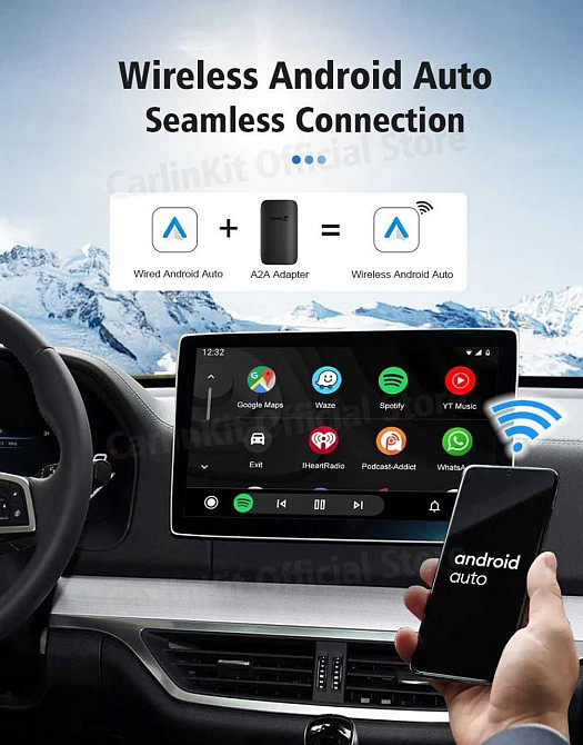 CarlinKit A2A -адаптер для безпроводного Android Киев - изображение 3