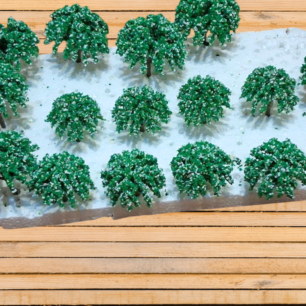 Зеленые деревья 6-7 см для макета, миниатюры, мини-сада, минкроланшафта, диорам, моделизма Одесса - изображение 3