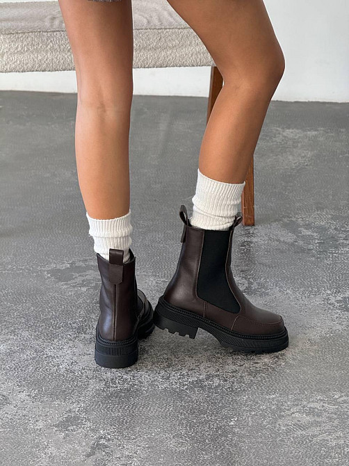 Без бренда Черевики жіночі NikArt 977 коричневі (зима, шкіра натуральна) (5752) 38 Коломыя - изображение 3