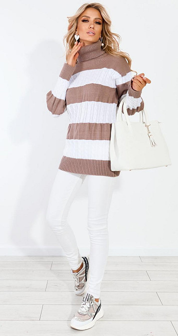 Подовжений светр (42-46) Київ - фото 2