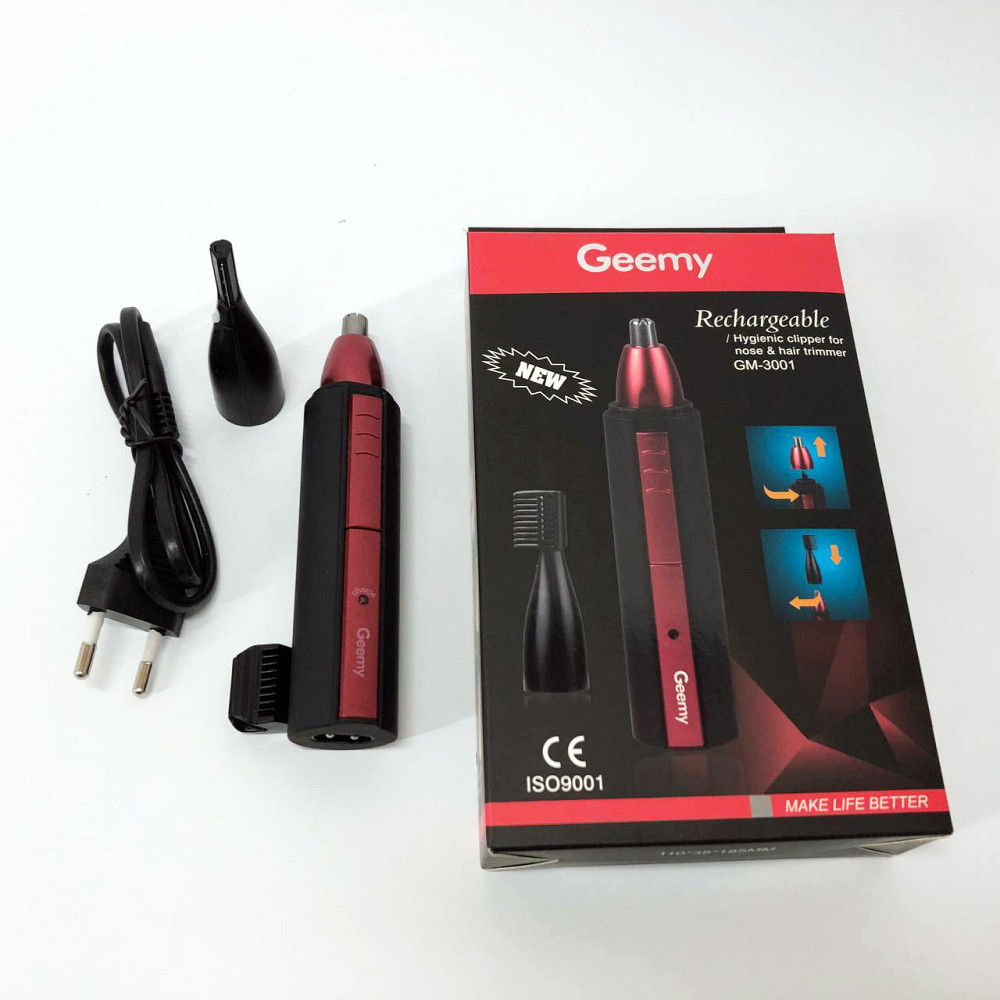 Триммер для носа и ушей удобный Gemei GM-3001, Триммер для удаления волос из носа OG-10 Львов - изображение 11