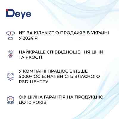 Батарея LiFePo4 Deye BOS-A 38.4V - 200Ah (BOS-A) Вінниця
