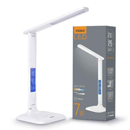 Лампа настільна LED 7W 3000-5500K 220V VL-TF05W Videx Житомир - изображение 2
