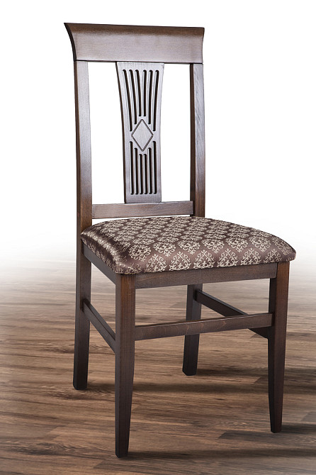 Стілець Алла тверд.спинка (т.горіх/авилла2/7) Киев - изображение 1