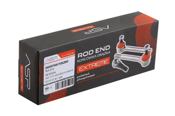 Наконечник рульової тяги 2101 «ASR» Extreme довгий з гайкою і шплінтом (2 шт.) Вінниця