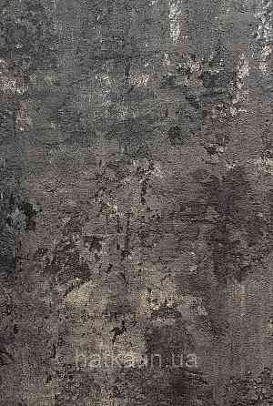 Шпалери вінілові на флізеліні AS creation The Bos 0.53х10 під штукатурку структурні чорні прожилки золотом Київ