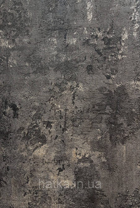 Шпалери вінілові на флізеліні AS creation The Bos 0.53х10 під штукатурку структурні чорні прожилки золотом Київ - фото 2