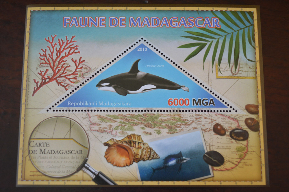 Мадагаскар. Фауна. Личности. Блок. 2014 р. (А-34) Полтава - фото 1