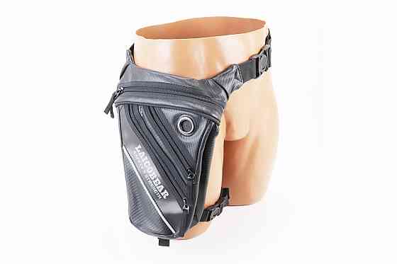 Мото сумка стегна 25x29х6см, Чорна Киев