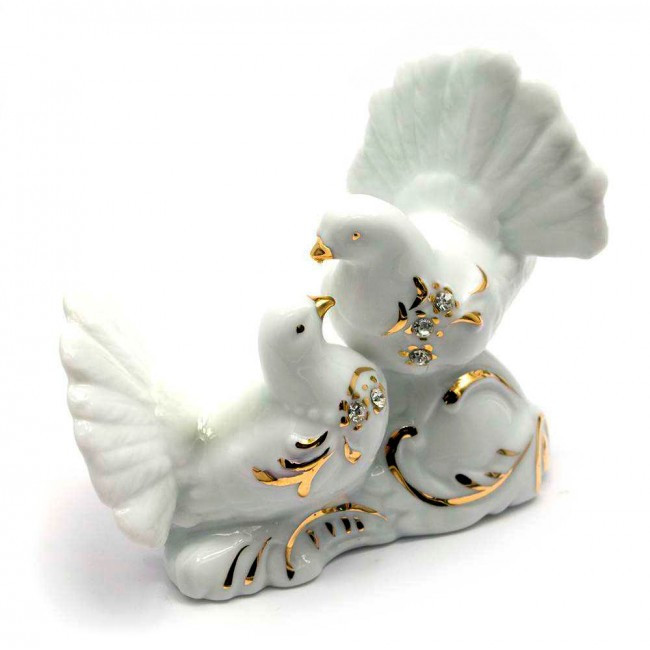 Статуетка з порцеляни Голуби пара Київ - фото 1