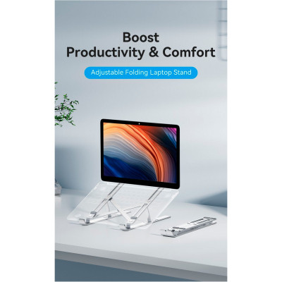 Підставка до ноутбука Vention Laptop X-type Stand Silver Aluminum Alloy (KDMI0) Вінниця - фото 9
